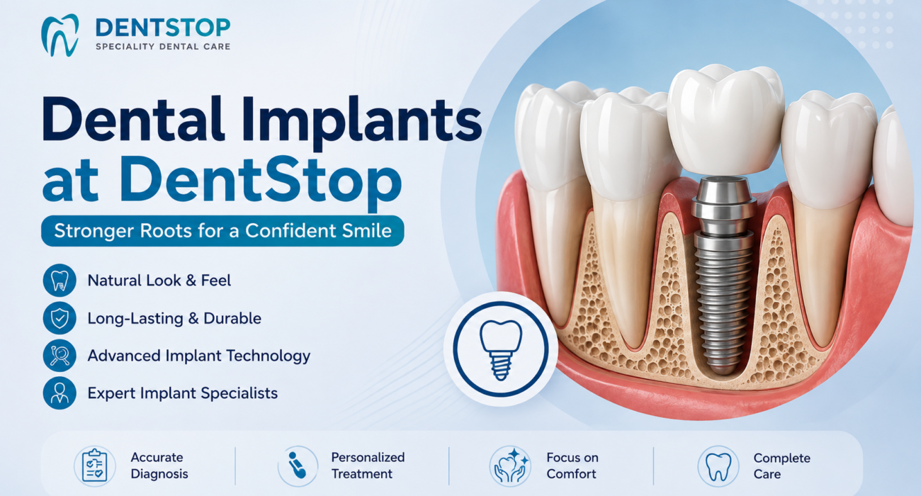 Dental implants in Bangalore at DentStop Speciality Dental Care